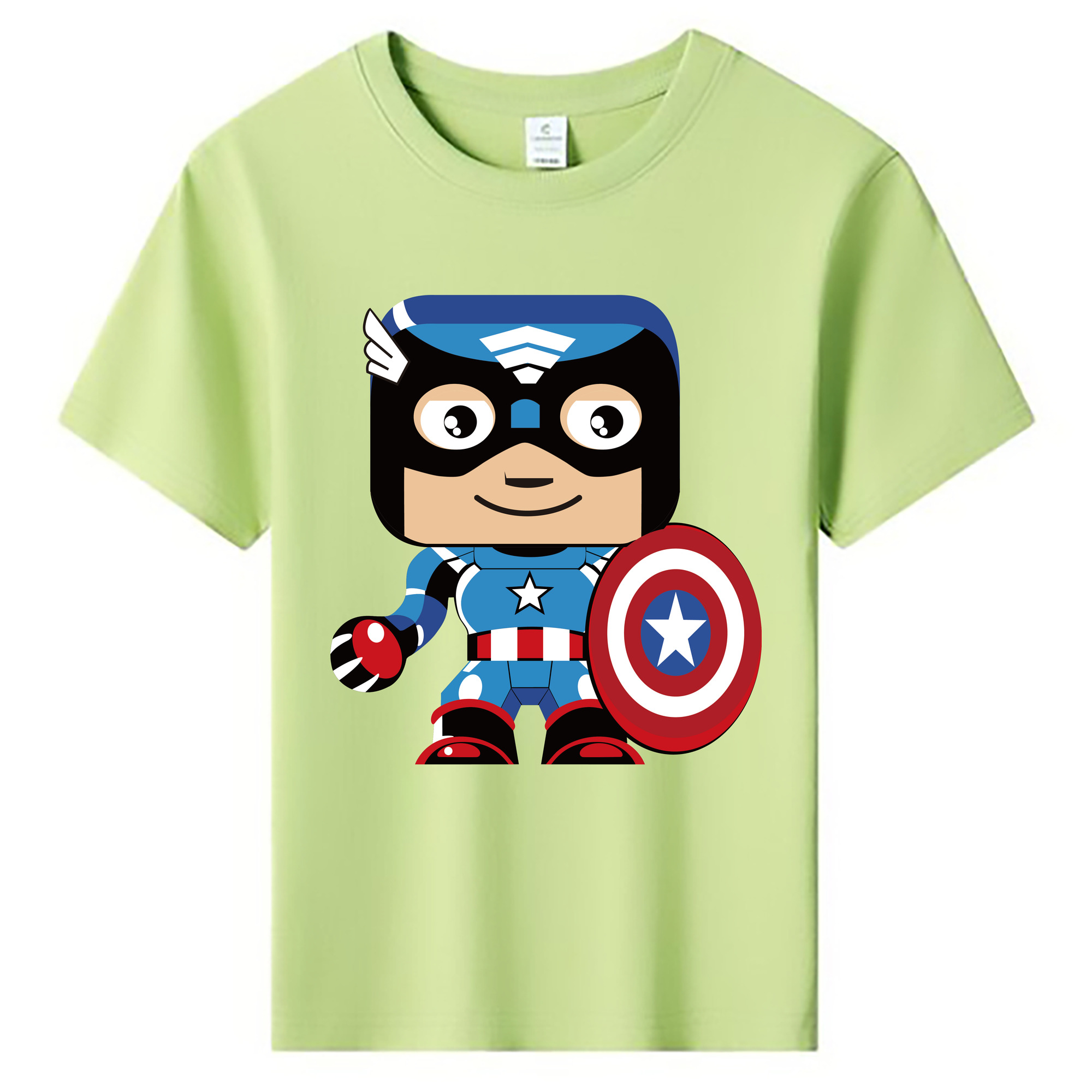 （画像用） アベンジャーズ The Avengers 綿100％キッズTシャツ（フロントプリント）